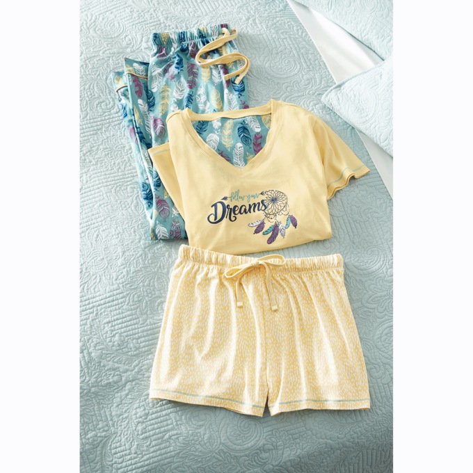 3-Piece Dream Catcher PJ Set, , large