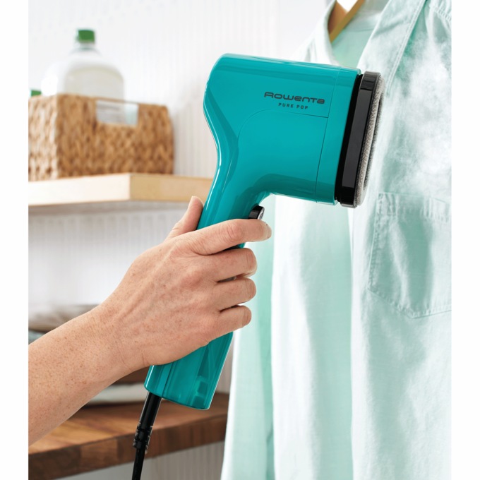 Rowenta Pure Pop Handheld Garment Steamer, Green, large