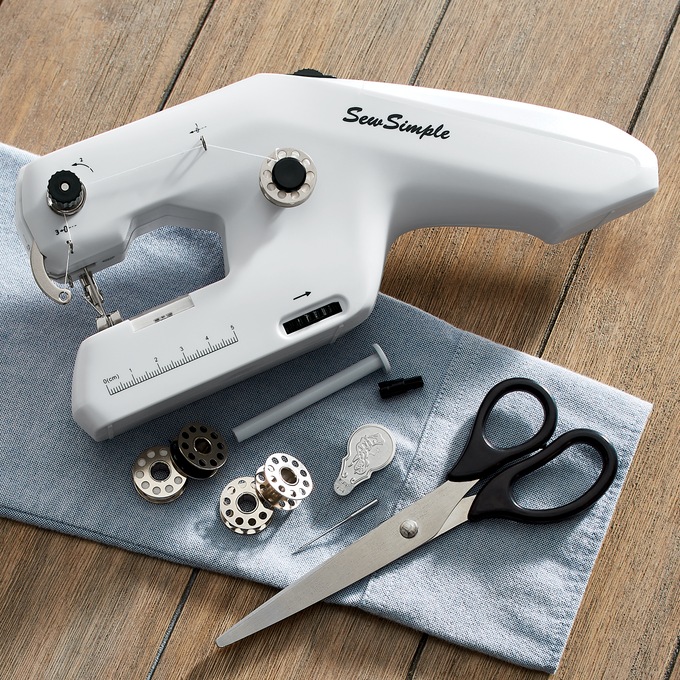 SewSimple Handheld 2-Thread Sewing Machine, , large