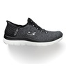 Skechers Women's Slip-Ins Summits Dazzling Haze Slip-On, Black White, large