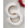 Faux-Fur Hoops, , large