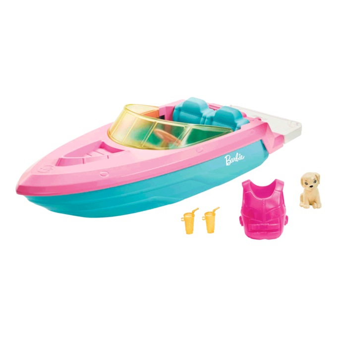 Barbie Boat with Puppy, , large