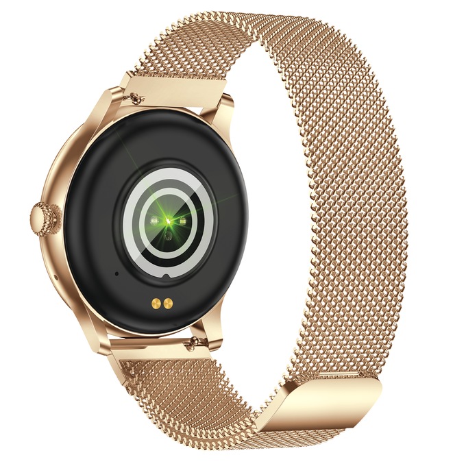 IG Round Smartwatch, Gold, large