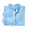 Snap-Front Cardigan, Heathered Blue, large