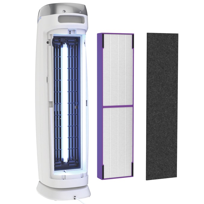 GermGuardian AC5250WPT Air Purifier with Pet Pure Filter & UV-C, White, large