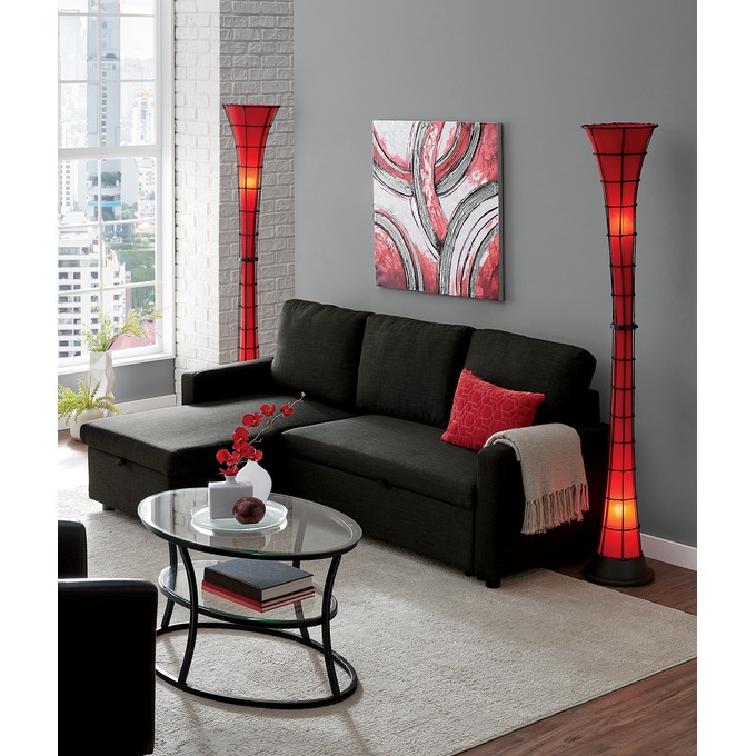 Red Swirl Canvas, , large