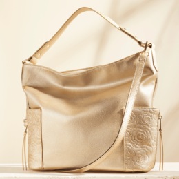 Ryder Metallic Bucket Bag, , large