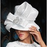Amerie Women&#39;s Dress Hat &ndash; Sequin &amp; Faux Pearl Bow with Rhinestone Brooch , , large