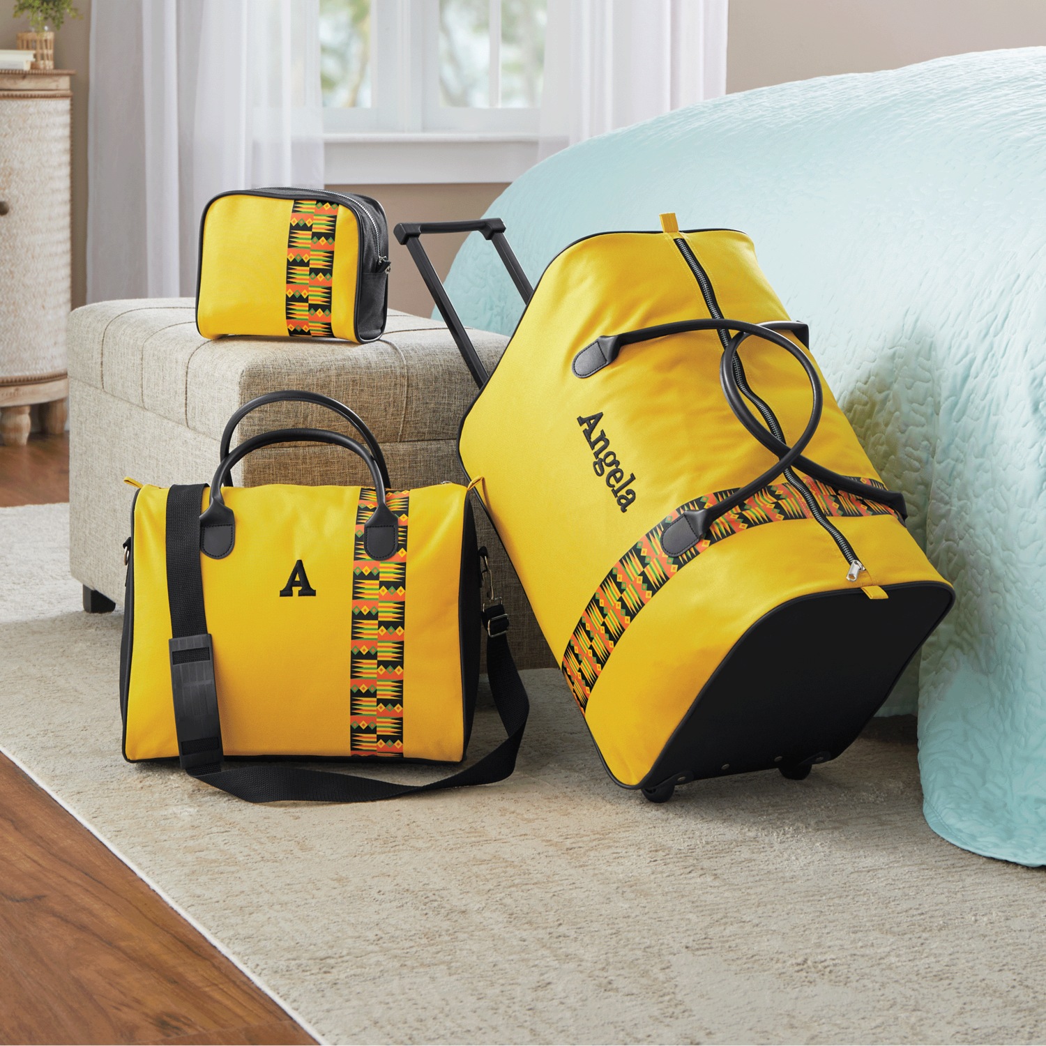 Personalized weekender bag store