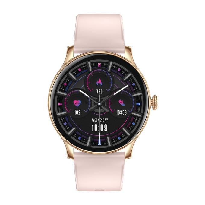 IG Round Smartwatch, Pink, large
