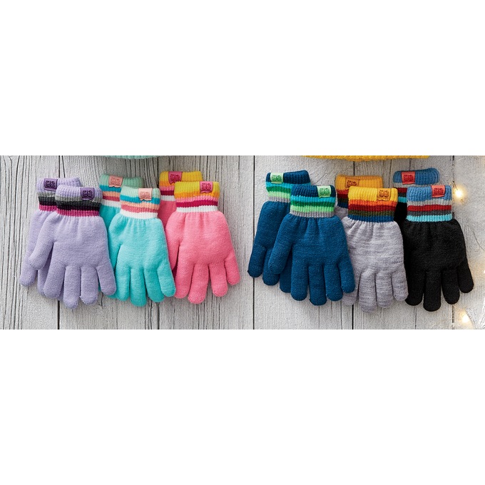 3-Pack of Knit Gloves, , large