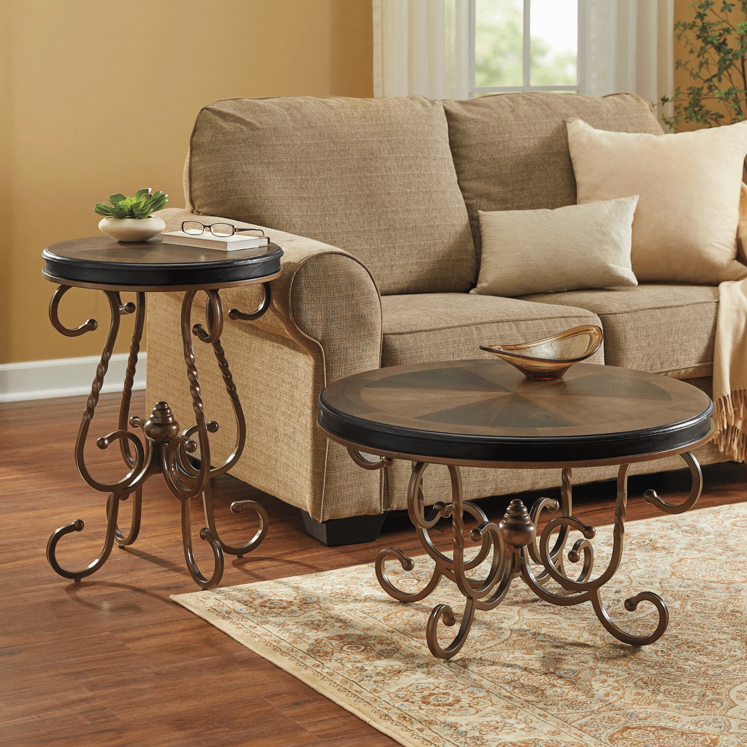 Moreman Scroll Coffee Table | Montgomery Ward