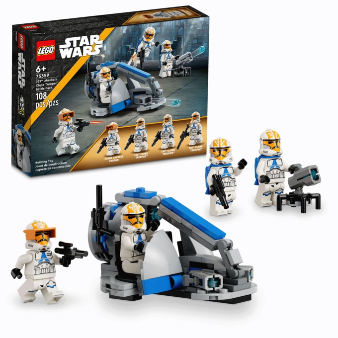 LEGO Star Wars 332nd Ahsoka's Clone Trooper Battle Pack, , large