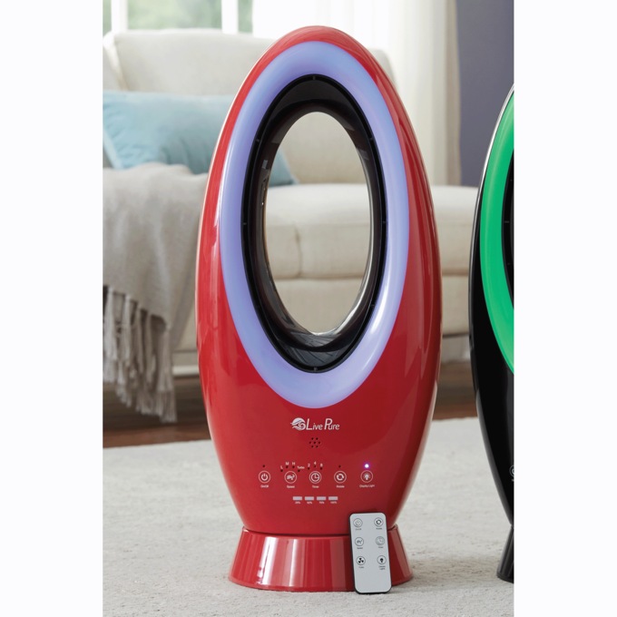 LivePure Bladeless Rechargeable Indoor/Outdoor Fan, , large