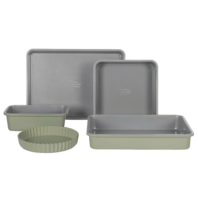 Sur La Table Kitchen Essentials 5-Piece Bakeware Set, Juniper, large
