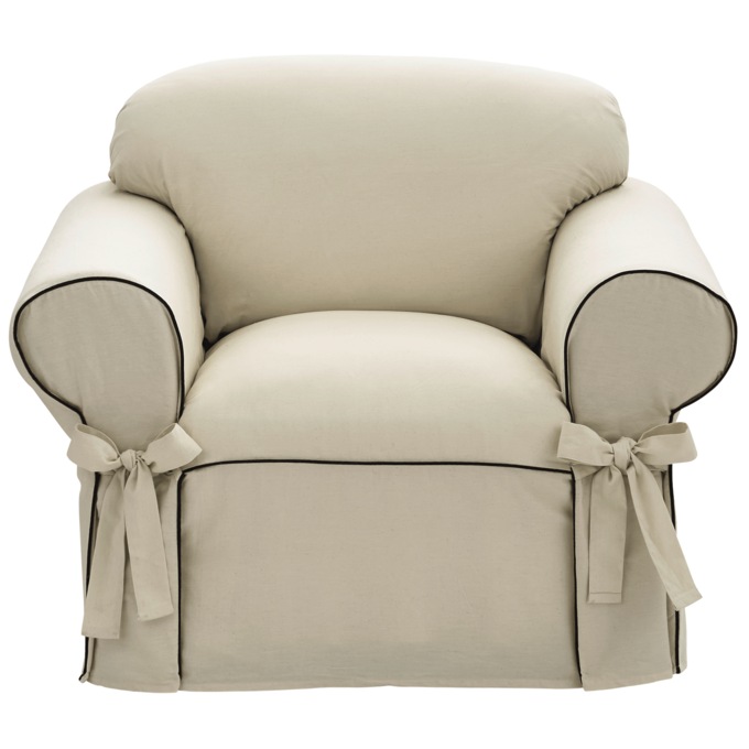 Contrast Piping Slipcover, , large