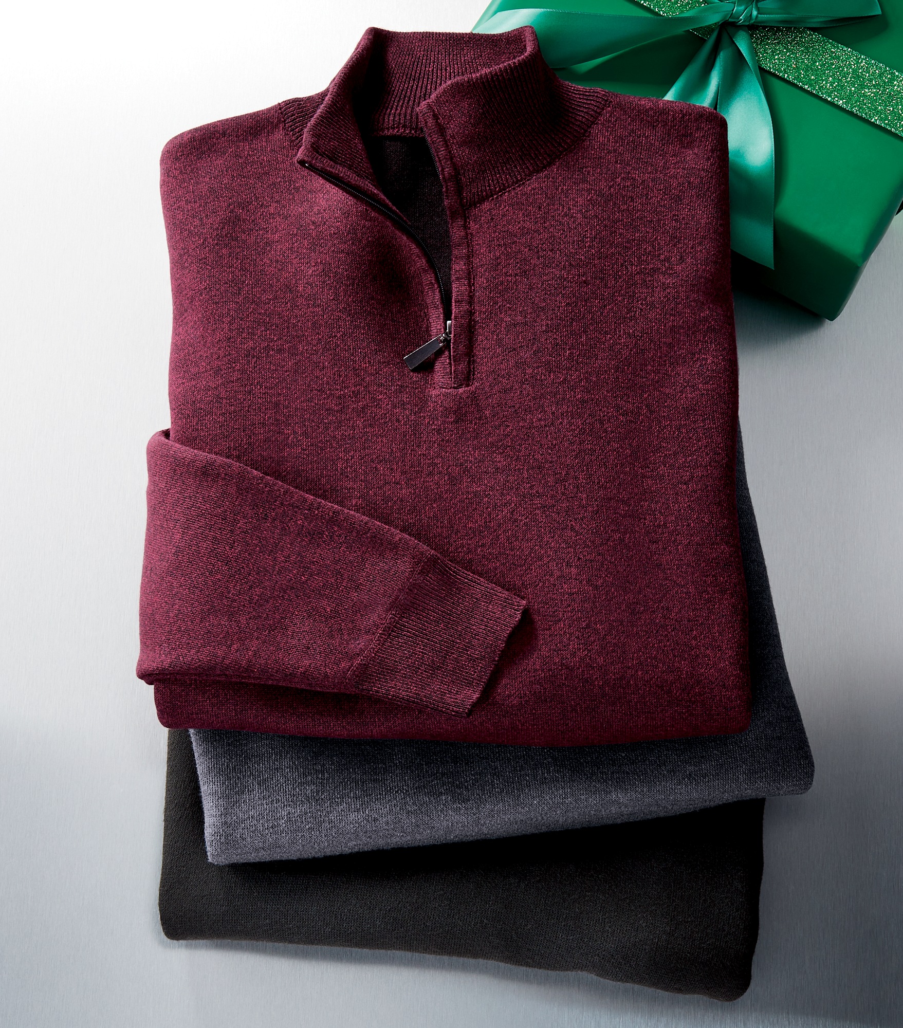 3-Pack 1/4-Zip Sweater | Montgomery Ward