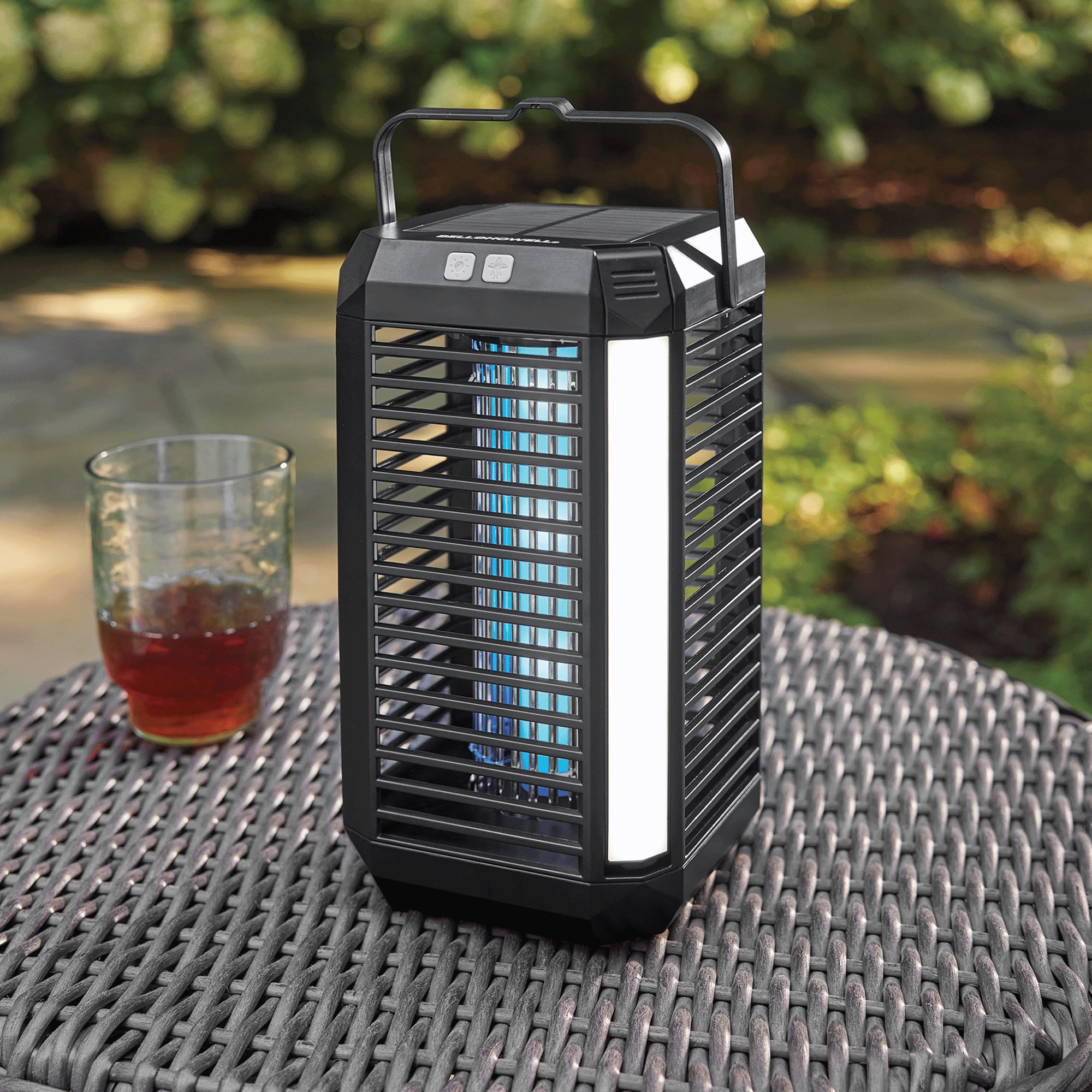 Bell + Howell Rogue Solar Lantern &amp; Bug Zapper, , large