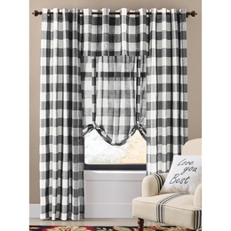 Buffalo Check Window Treatments, , large