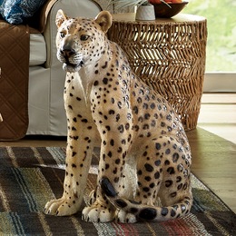 Safari Leopard Statue, , large