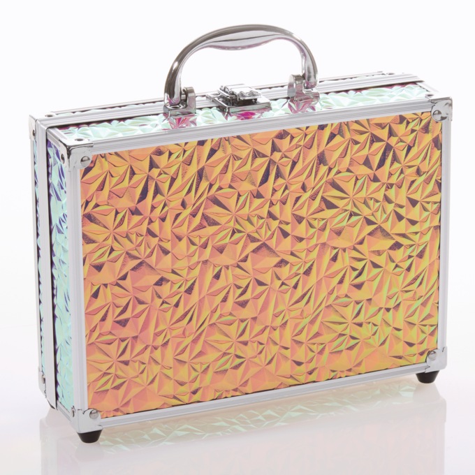 Michael Giordano 48-Piece Glam & Glow Cosmetic Case, Multi, large