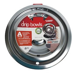 Set of 4 Drip Pans, , large