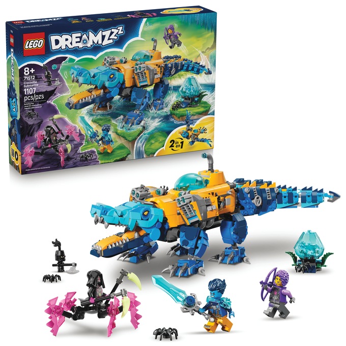 LEGO DREAMZzz Crocodile Submarine, Multi, large