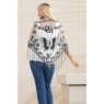 Butterfly Shawl, Black, large