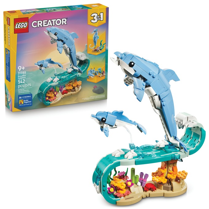 LEGO Creator 3-in-1 Sea Animals: Dolphins, Multi, large