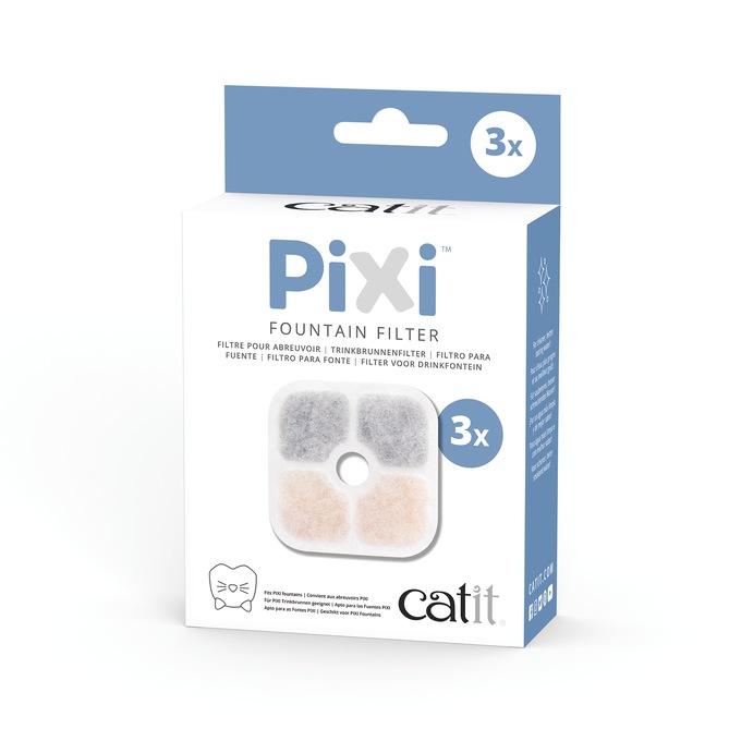 Catit Pixi Fountain 3-Pack Filters, , large