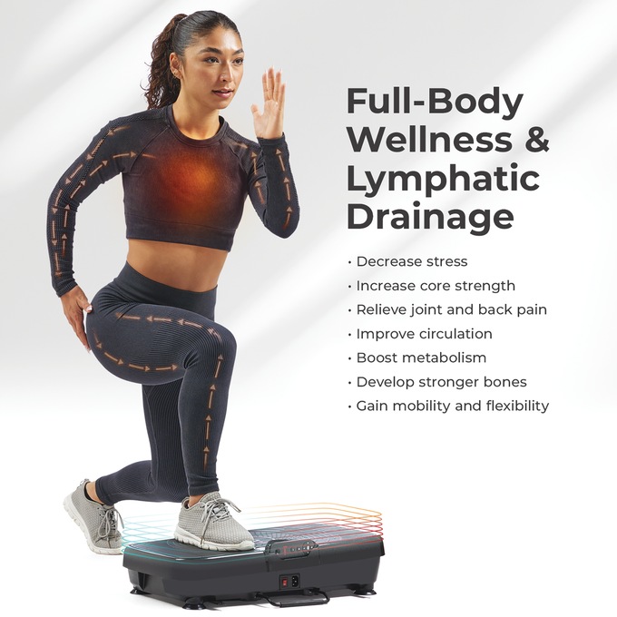 Vibration Plate Fitness Platform, , large