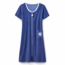 Terry Zip-Front Dress, , large