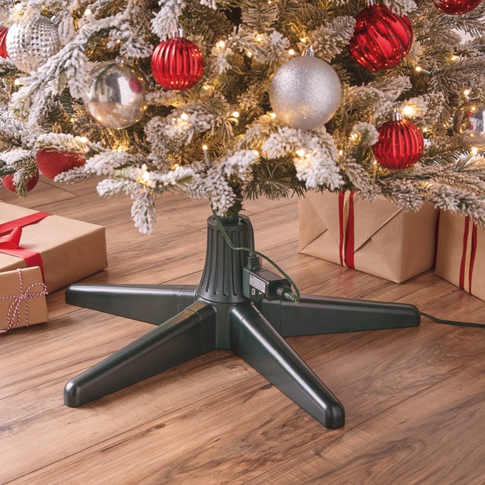 360&deg; Rotating Christmas Tree Stand, , large