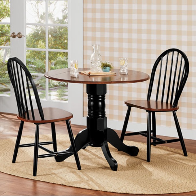 Drop Leaf Table And Set Of 2 Spindle Chairs Montgomery Ward Drop Leaf Table And Set Of 2 Spindle, Small Leaf Table And Chairs