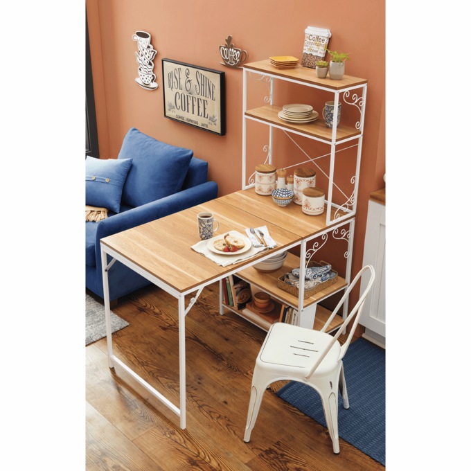 Bakster Shelves with Foldout Table, , large