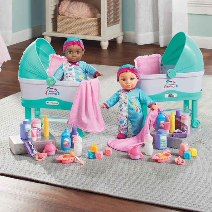Baby Doll with Bassinet & Nursery Accessories , , large