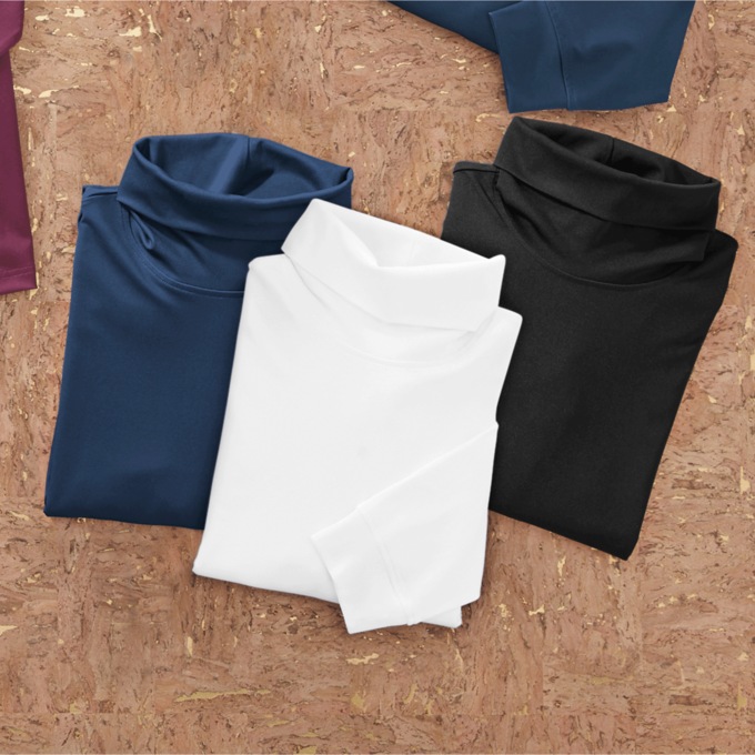 3-Pack Turtleneck Set, Navy White Black, large
