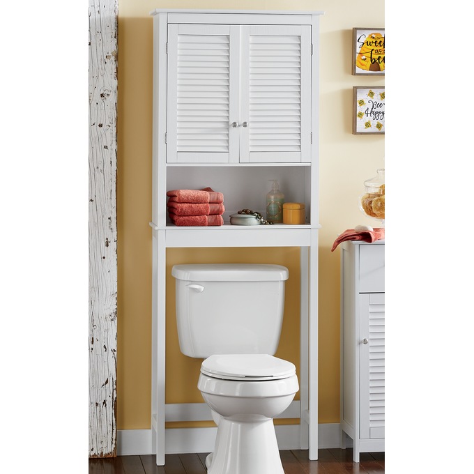 Shutter Bath Storage Collection Space Saver, , large