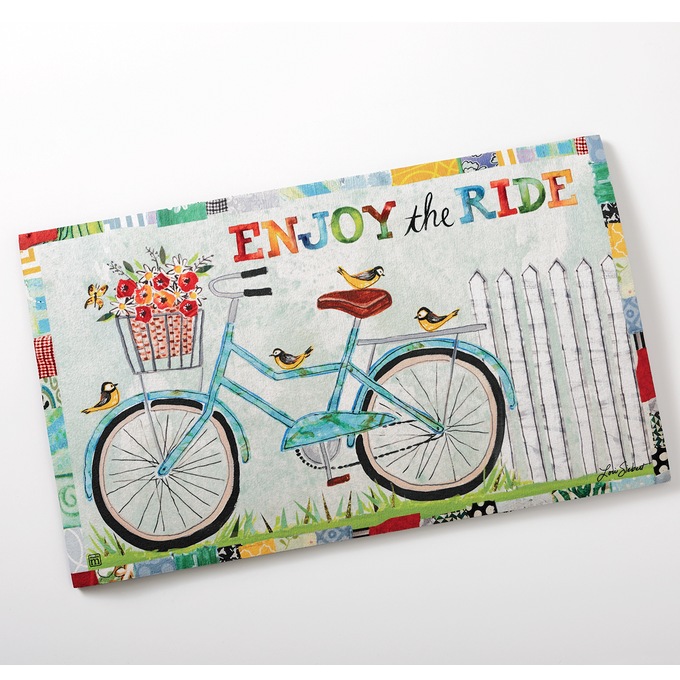 Enjoy The Ride Indoor/Outdoor Mat - 18" X 30", , large