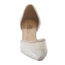 Midnight Velvet Lace-Toe Glitter-Back Pump for Women, , large