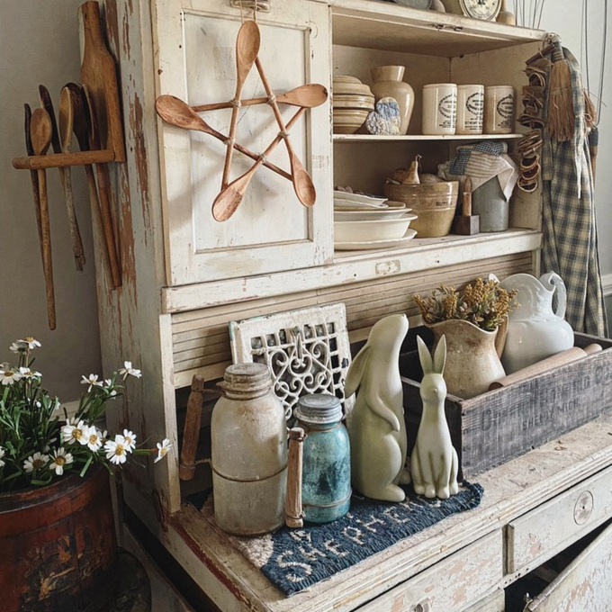 Set of 2 Sleek Sitting Bunnies, , large