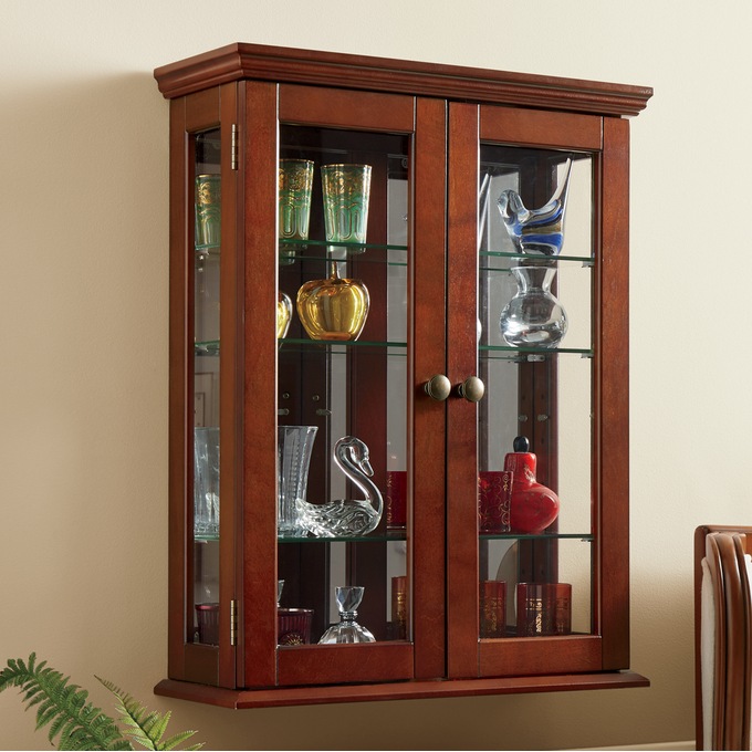 Wall Mounted Curio Cabinet Montgomery Ward