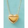 Personalized Two-Tone/3-D Heart Pendant, , large