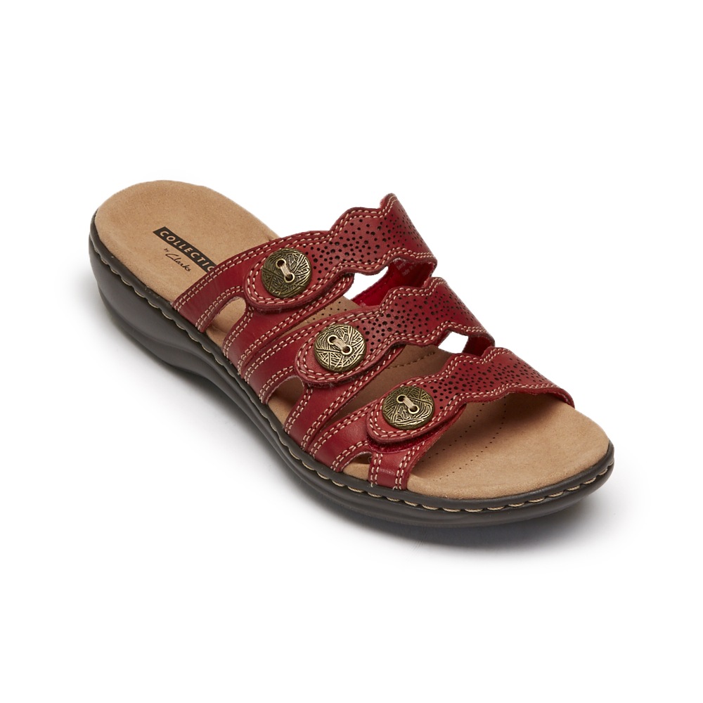 clarks leisa grace slide sandals