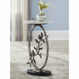 Marble Bird Accent Table, , large