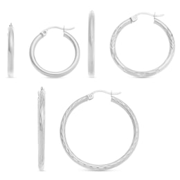 3-Pair Hoop Set, , large