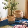 Set of 2 Willow Woven Baskets, , large