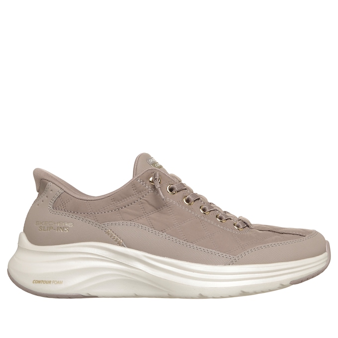 Skechers Women's Slip-Ins Contour Foam Golden Hour Shoe with No-Tie Bungee Laces, , large