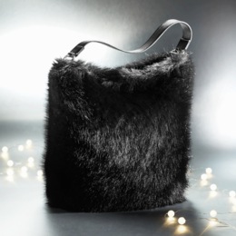 Faux-Fur Tote, , large