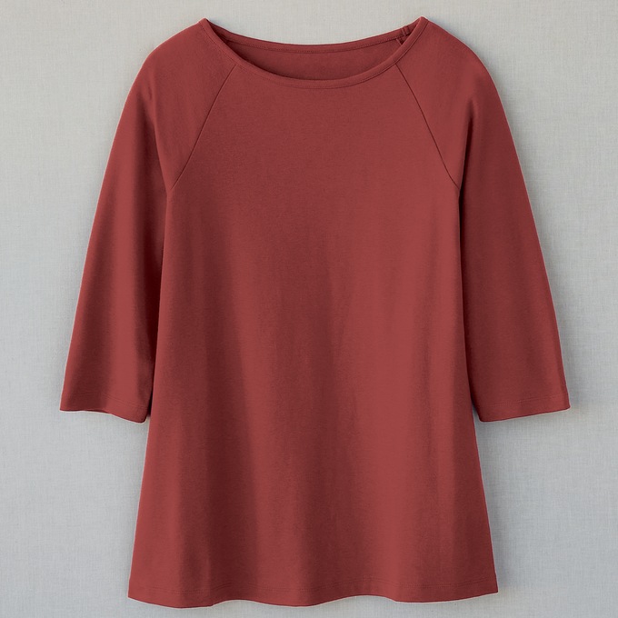 Betty Knit 3/4-Sleeve Top, , large